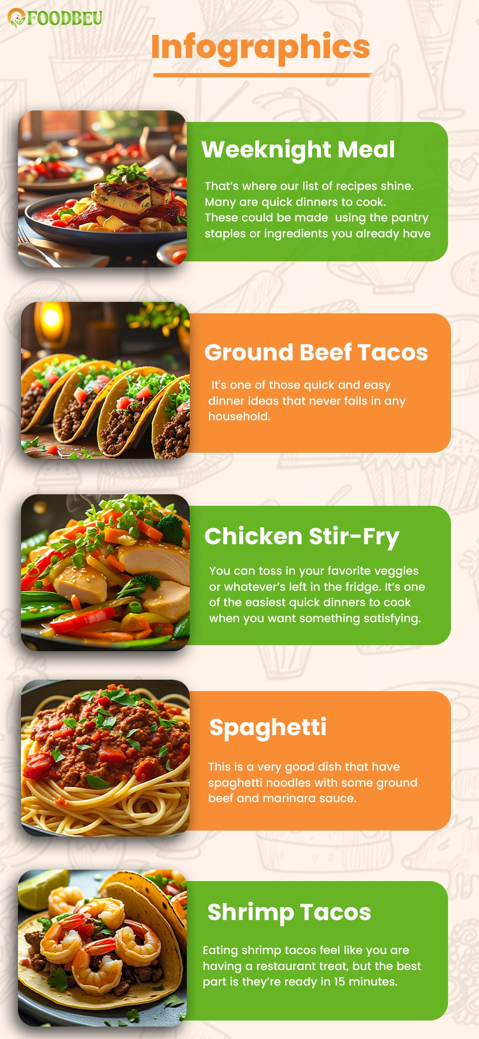 Homemade Easy Dinner Recipes Ideas for Busy Weeknights 1 Easy Dinner Recipes Ideas