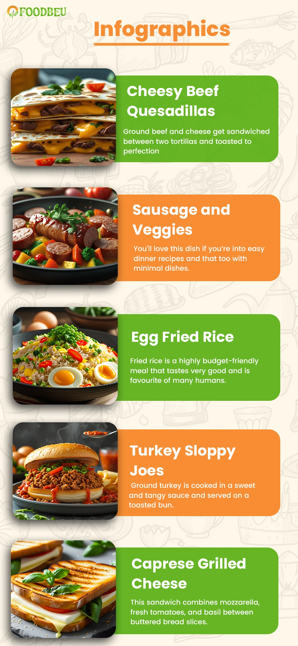 Homemade Easy Dinner Recipes Ideas for Busy Weeknights 4 Quick Dinner Recipes Ideas